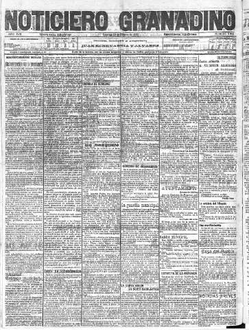 'Noticiero Granadino' - Año XVII Número 5682  - 1920 Febrero 29