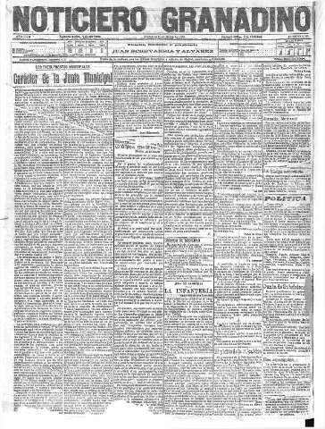 'Noticiero Granadino' - Año XVII Número 5708  - 1920 Marzo 31