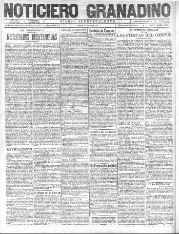 'Noticiero Granadino' - Año XVIII Número 5753  - 1921 Marzo 01