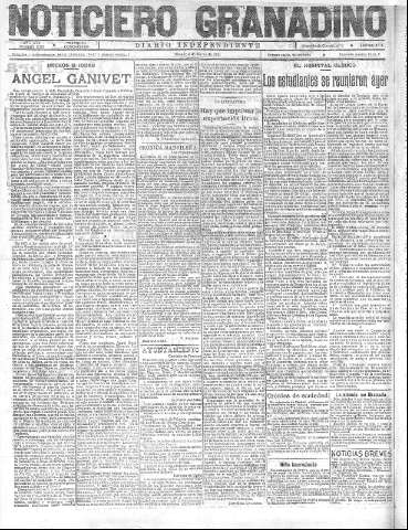 'Noticiero Granadino' - Año XVIII Número 5757  - 1921 Marzo 05
