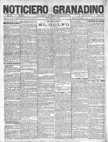 'Noticiero Granadino' - Año XVIII Número 5766  - 1921 Marzo 16