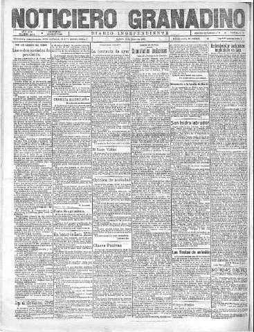 'Noticiero Granadino' - Año XVIII Número 5816  - 1921 Mayo 14