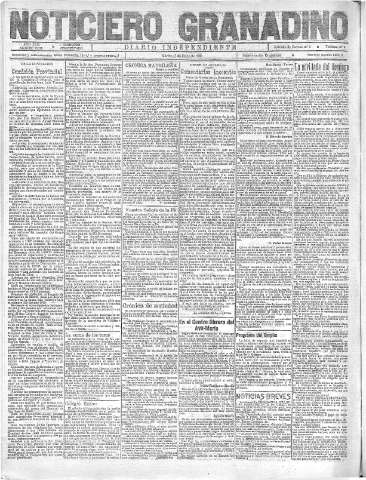 'Noticiero Granadino' - Año XVIII Número 5818  - 1921 Mayo 17