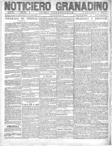 'Noticiero Granadino' - Año XVIII Número 5828  - 1921 Mayo 29