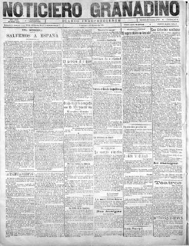 'Noticiero Granadino' - Año XVIII Número 5894  - 1921 Agosto 14