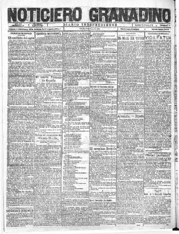 'Noticiero Granadino' - Año XIX Número 6119  - 1922 Mayo 13
