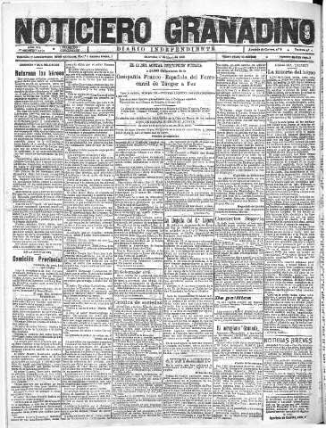 'Noticiero Granadino' - Año XIX Número 6122  - 1922 Mayo 17
