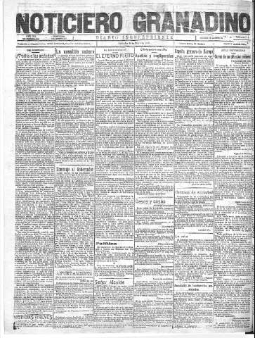 'Noticiero Granadino' - Año XIX Número 6128  - 1922 Mayo 24