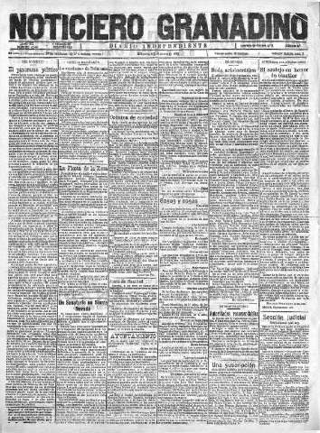 'Noticiero Granadino' - Año XIX Número 6240  - 1922 Octubre 04
