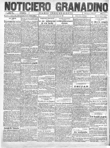 'Noticiero Granadino' - Año XIX Número 6284  - 1922 Noviembre 24