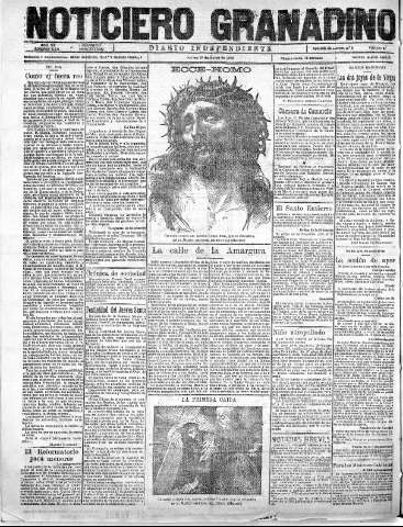 'Noticiero Granadino' - Año XX Número 6391  - 1923 Marzo 29