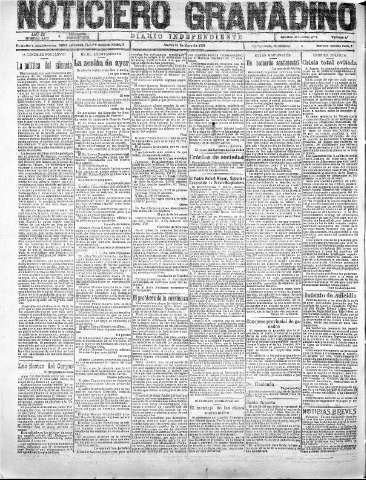 'Noticiero Granadino' - Año XX Número 6437  - 1923 Mayo 24