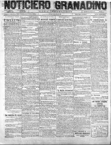 'Noticiero Granadino' - Año XX Número 6454  - 1923 Junio 14