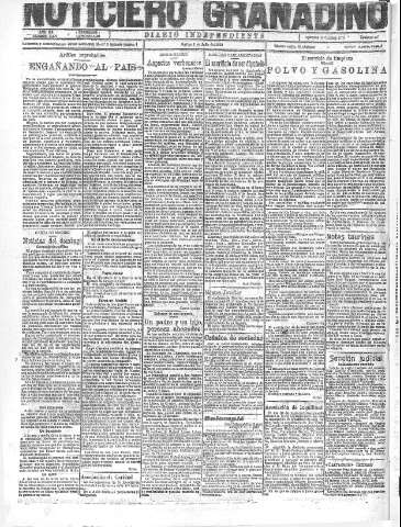 'Noticiero Granadino' - Año XX Número 6470  - 1923 Julio 03