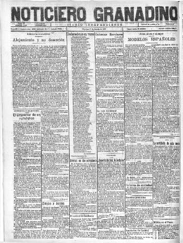 'Noticiero Granadino' - Año XX Número 6510  - 1923 Agosto 19
