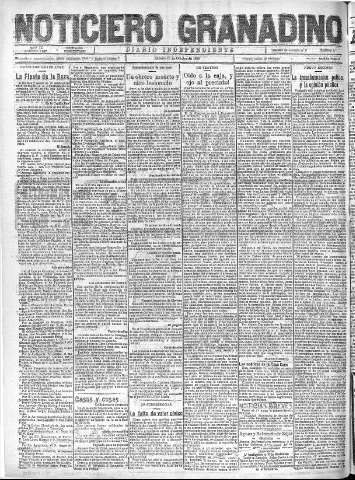 'Noticiero Granadino' - Año XX Número 6547  - 1923 Octubre 13