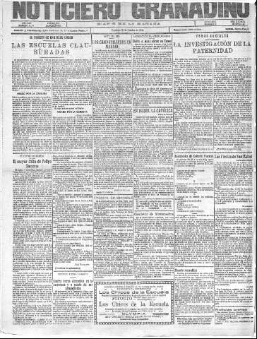 'Noticiero Granadino' - Año XXII Número 7157  - 1925 Octubre 06