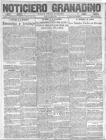 'Noticiero Granadino' - Año XXII Número 7158  - 1925 Octubre 07