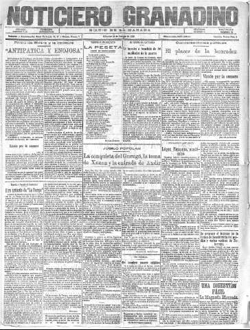 'Noticiero Granadino' - Año XXII Número 7163  - 1925 Octubre 13