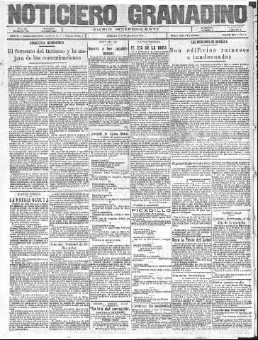 'Noticiero Granadino' - Año XXII Número 7183  - 1925 Noviembre 05