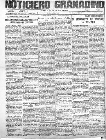 'Noticiero Granadino' - Año XXIII Número 7336  - 1926 Mayo 05