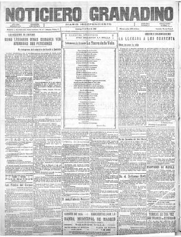'Noticiero Granadino' - Año XXIII Número 7358  - 1926 Mayo 30