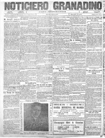 'Noticiero Granadino' - Año XXIII Número 7360  - 1926 Junio 02