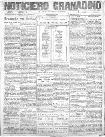 'Noticiero Granadino' - Año XXIII Número 7363  - 1926 Junio 06