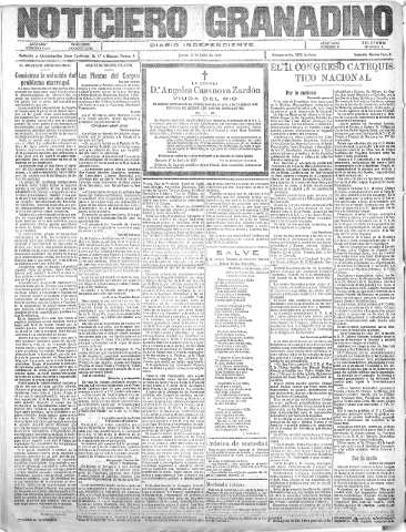 'Noticiero Granadino' - Año XXIII Número 7372  - 1926 Junio 17