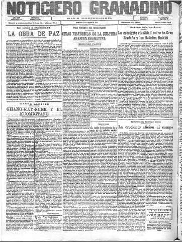 'Noticiero Granadino' - Año XXIV Número 7740  - 1927 Agosto 24