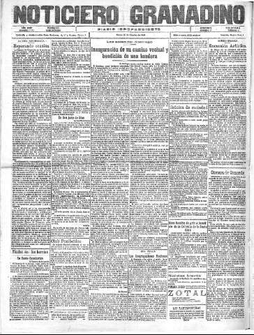 'Noticiero Granadino' - Año XXIV Número 7792  - 1927 Octubre 25