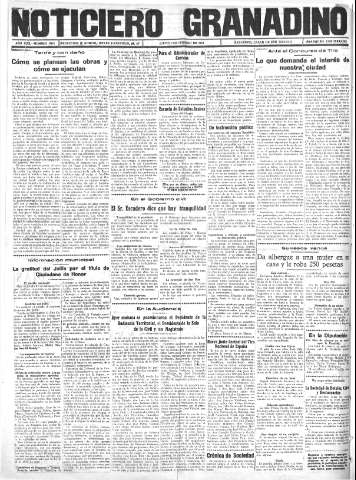 'Noticiero Granadino' - Año XXX Número 9426  - 1933 Febrero 02