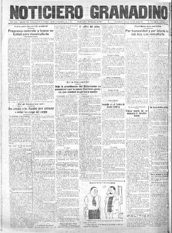 'Noticiero Granadino' - Año XXXI Número 9740  - 1934 Febrero 07
