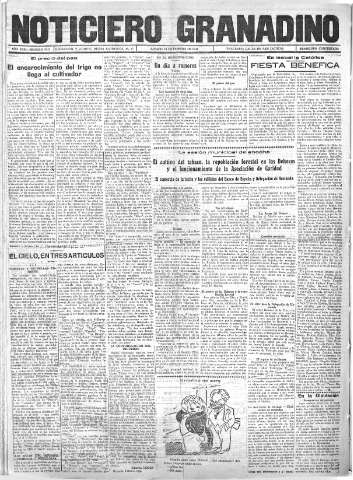 'Noticiero Granadino' - Año XXXI Número 9743  - 1934 Febrero 10