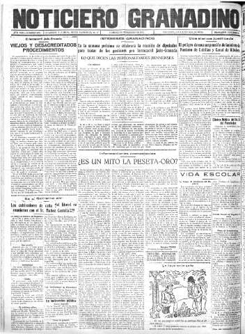 'Noticiero Granadino' - Año XXXI Número 9756  - 1934 Febrero 25