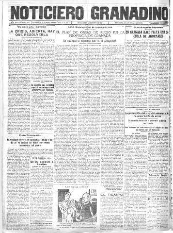 'Noticiero Granadino' - Año XXXI Número 9758  - 1934 Febrero 28