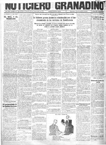 'Noticiero Granadino' - Año XXXI Número 9760  - 1934 Marzo 02