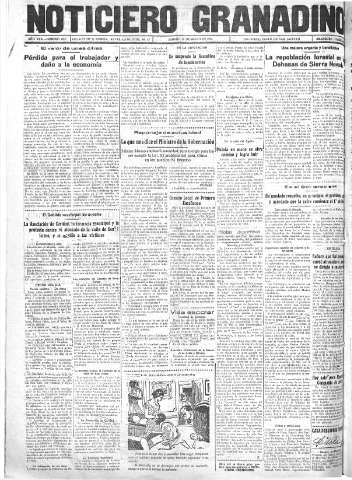 'Noticiero Granadino' - Año XXXI Número 9767  - 1934 Marzo 10