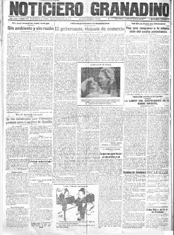'Noticiero Granadino' - Año XXXI Número 9771  - 1934 Marzo 15