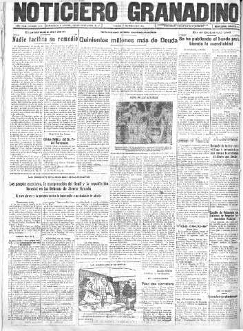 'Noticiero Granadino' - Año XXXI Número 9773  - 1934 Marzo 17