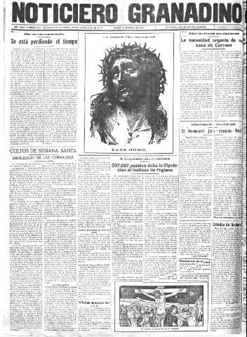 'Noticiero Granadino' - Año XXXI Número 9783  - 1934 Marzo 29