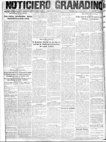 'Noticiero Granadino' - Año XXXIII Número 10343  - 1936 Febrero 04