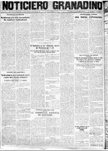 'Noticiero Granadino' - Año XXXIII Número 10378  - 1936 Marzo 17