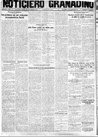'Noticiero Granadino' - Año XXXIII Número 10398  - 1936 Abril 09