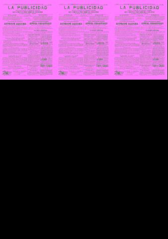 'La publicidad  : diario de avisos noticias y telegramas. Eco fiel de la opinión y verdadero defensor de los intereses morales y materiales de Granada y su provincia' - Año III Número 121  - 1885 Junio 21