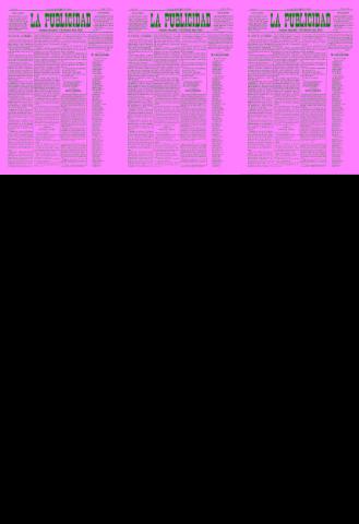 'La publicidad  : diario de avisos noticias y telegramas. Eco fiel de la opinión y verdadero defensor de los intereses morales y materiales de Granada y su provincia' - Año VII Número 2254  - 1888 Mayo 20