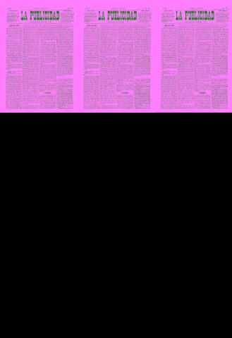 'La publicidad  : diario de avisos noticias y telegramas. Eco fiel de la opinión y verdadero defensor de los intereses morales y materiales de Granada y su provincia' - Año XI Número 2713  - 1892 Agosto 07