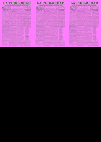 'La publicidad  : diario de avisos noticias y telegramas. Eco fiel de la opinión y verdadero defensor de los intereses morales y materiales de Granada y su provincia' - Año XIII Número 3177  - 1895 Febrero 13