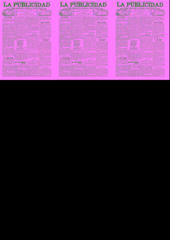 'La publicidad  : diario de avisos noticias y telegramas. Eco fiel de la opinión y verdadero defensor de los intereses morales y materiales de Granada y su provincia' - Año XIII Número 3224  - 1895 Marzo 31