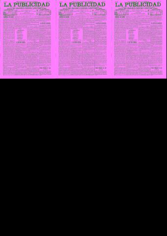 'La publicidad  : diario de avisos noticias y telegramas. Eco fiel de la opinión y verdadero defensor de los intereses morales y materiales de Granada y su provincia' - Año XIII Número 3231  - 1895 Abril 07